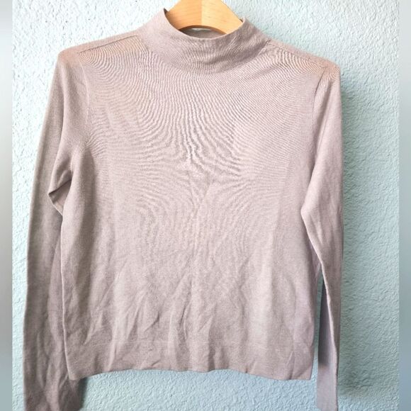 Vince wool cashmere blend mockneck sweater blouse new with tags size small - Picture 1 of 10